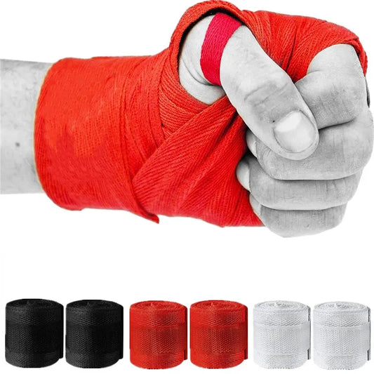 2 Rolls 2.5M Cotton Boxing Bandage Sports